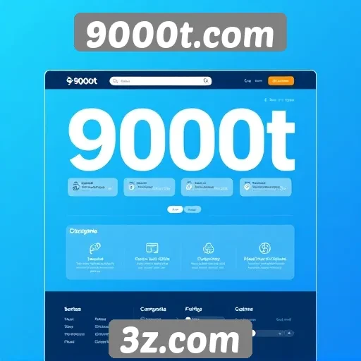 Acessibilidade e design intuitivo da interface do 9000t.com