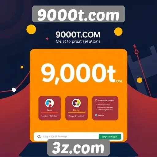 Interface de usuário do 9000t.com é intuitiva